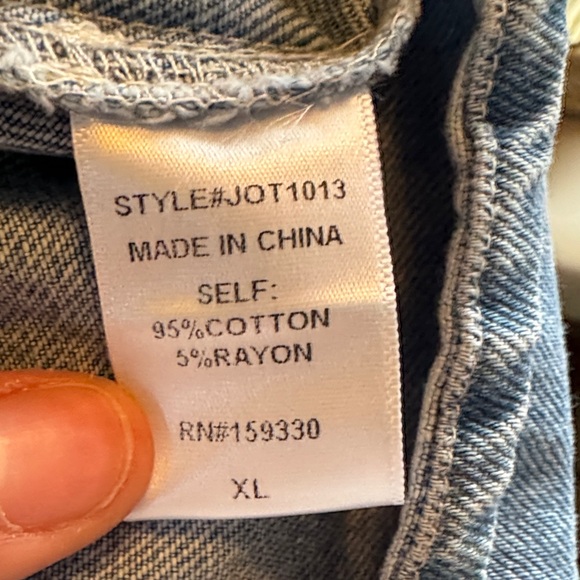 Bohme Poppy Ruffle Denim Top - Picture 4 of 5